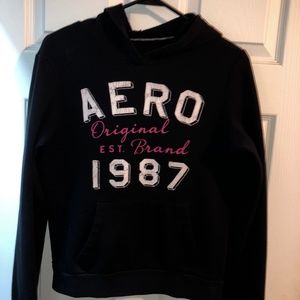 Black Aéropostale Hoodie, Sz M